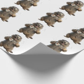 Marmot die thee drinkt cadeaupapier (Hoek)