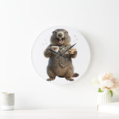 Marmot die thee drinkt grote klok (Huis)