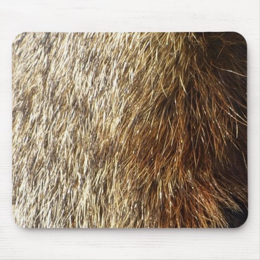 Marmot Fur Mousepad Muismat (Voorkant)