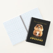 Marmot geconcentreerd Geweldige Schattig Schattig  Notitieboek (Binnen)