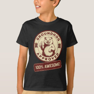 Marmot Goedgekeurd 100% Geweldig Grappig Vintage T-shirt
