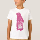 Marmot Groundhog eet sardines T-shirt (Voorkant)