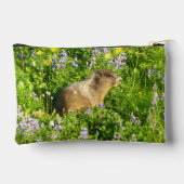 Marmot in Mount Rainier Wildbloemen Etui (Achterkant)