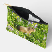 Marmot in Mount Rainier Wildbloemen Etui (Open)