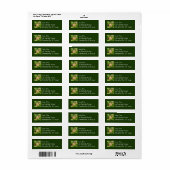 Marmot in Mount Rainier Wilde Bloemen Etiket (Full Sheet)