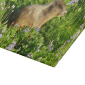 Marmot in Mount Rainier Wilde Bloemen Snijplank (Hoek)