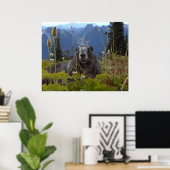 Marmot in Paradise Poster (Thuiskantoor)