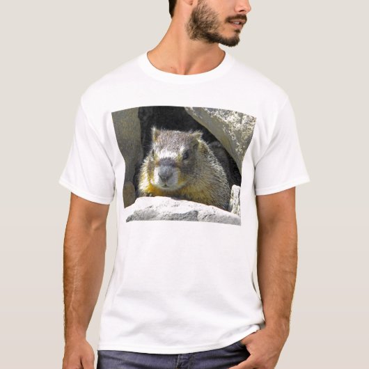 Marmot in Rock Den T-shirt (Voorkant)