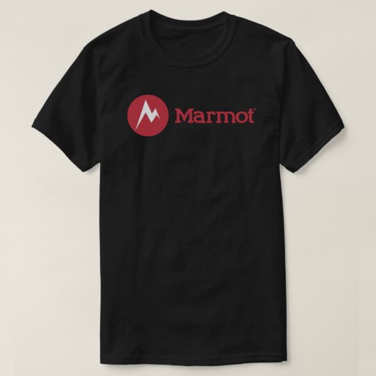 Marmot is een buitenshuis recreatiekleding en spor t-shirt (Design voorkant)