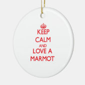 Marmot Keramisch Ornament (Links)