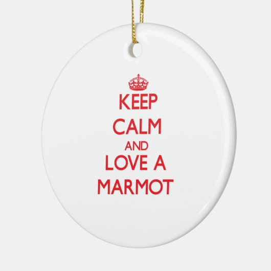 Marmot Keramisch Ornament (Links)