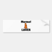 Marmot Lover Bumpersticker (Voorkant)