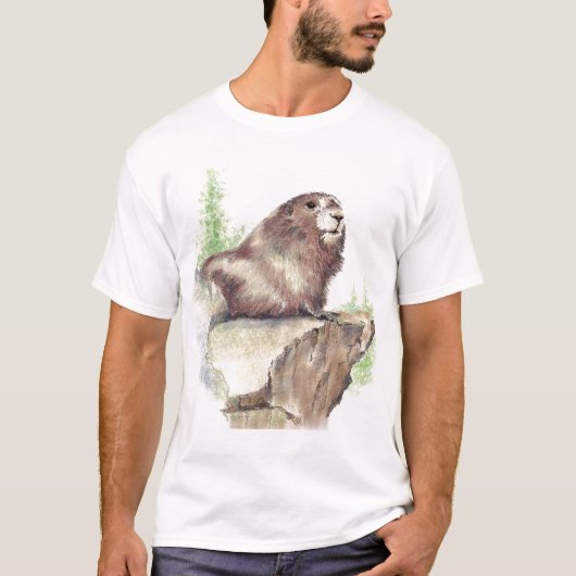 Marmot Mannen T shirt (Voorkant)