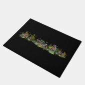 Marmot Meadow deurmat (Zwart) (Schuin)