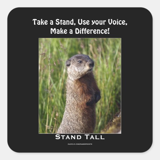 Marmot Motivatie Sticker (Voorkant)