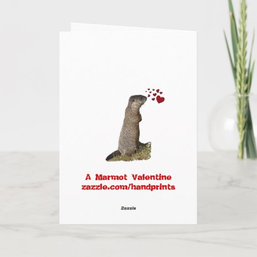 Marmot Valentijnse Kaart (Achterkant)