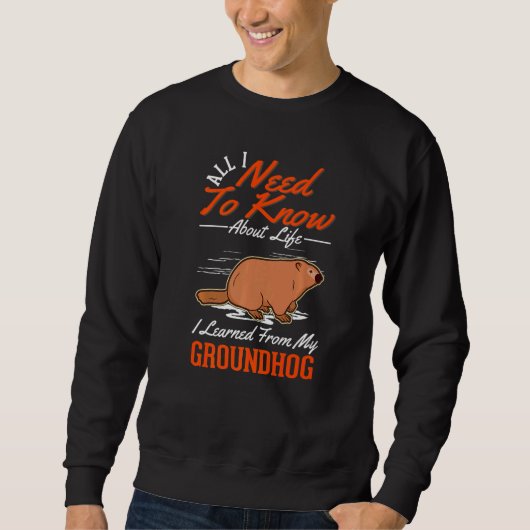 Marmot Woodchuck Groundhog Trui (Voorkant)