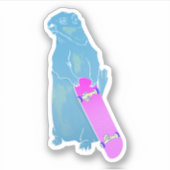 Marmot Woodchuck skateboarden Sticker (Voorkant)