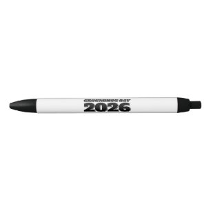 Marmotdag 2026 zwarte inkt pen