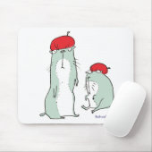 Marmots in Petten — mousepad Muismat (Met muis)