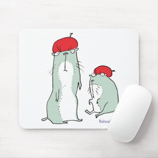 Marmots in Petten — mousepad Muismat (Met muis)