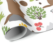 Marmots op een bergglade cadeaupapier (Rol Hoek)