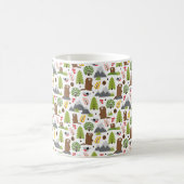 Marmots op een bergglade koffiemok (Center)