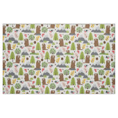 Marmots op een bergglade stof (Fat Quarter)
