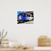 Marmots-trein in Zwitserland Poster (Keuken)