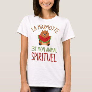Marmotte is mijn spirituele dier t-shirt