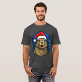 Marmotten Kerst T-shirt (Voorkant volledig)