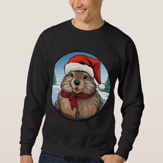 Marmotten Kerstmis Trui (Voorkant)