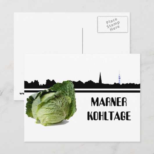 Marner Kohltage Briefkaart (Voorkant / Achterkant)