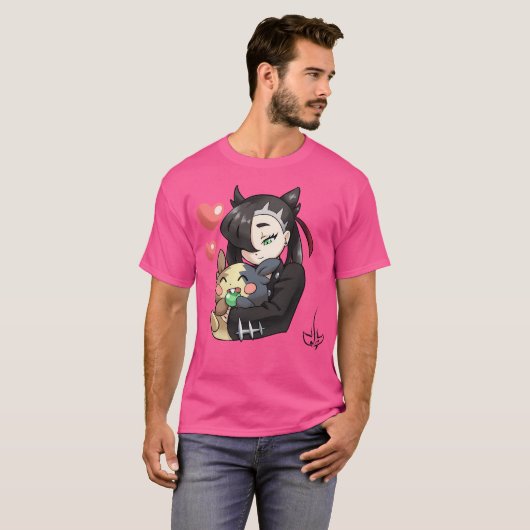 Marnie en Morpeko T-shirt (Voorkant volledig)