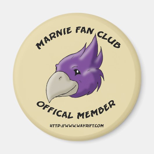 Marnie Fan Club Magnet (Voorkant)