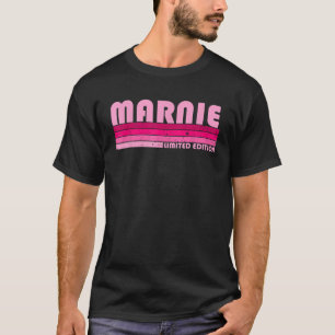 MARNIE Naam Gepersonaliseerde Retro Vintage 80s 90 T-shirt