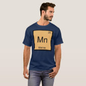 Marnie Name Chemistry Element Periodieke Tabel T-shirt (Voorkant volledig)