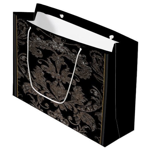 Marnkates Baroque Elegant Large Gift Bag Groot Cadeauzakje (Voorkant Gekanteld)