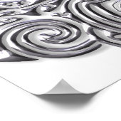 Maroi tattoo-Silver Poster (Hoek)