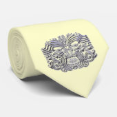 Maroi tattoo-Silver Stropdas (Opgerold)