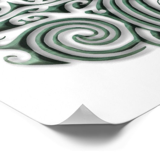 Maroi-tattoo-steen Poster (Hoek)