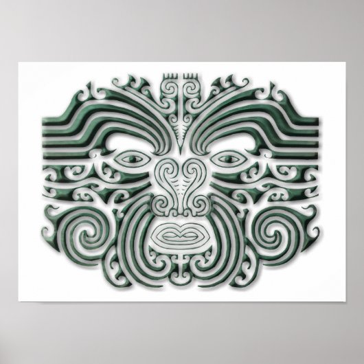 Maroi-tattoo-steen Poster (Voorkant)