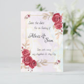 Marokijnkleur thema in abstracte kleuren kaart (Staand voorkant)