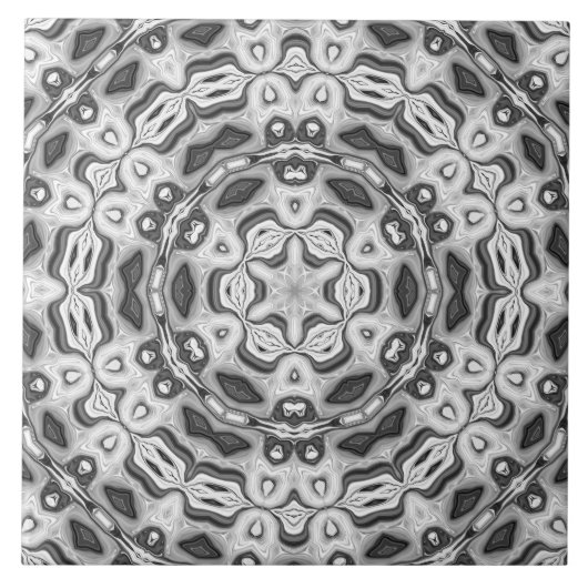 Marokkaans afrikaans etnisch donker patroon kaleid tegeltje (Voorkant)