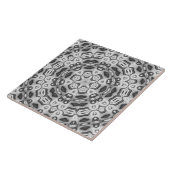 Marokkaans afrikaans etnisch donker patroon kaleid tegeltje (Zijkant)