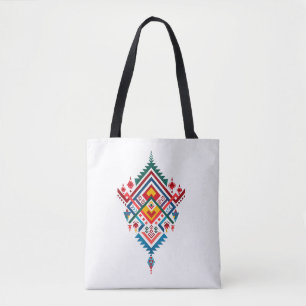 Marokkaans Amazigh Geometrisch Patroon   Tradition Tote Bag