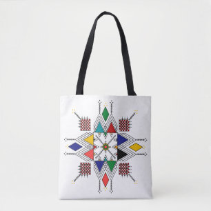Marokkaans Amazigh Geometrisch Patroon   Tradition Tote Bag