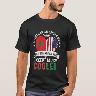 Marokkaans-Amerikaanse mam Moederdag mama Fla T-shirt