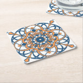 Marokkaans Andalusisch mozaïek Kartonnen Onderzetters (Schuin)