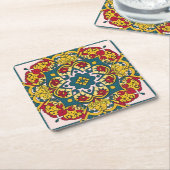 Marokkaans Andalusisch mozaïek Kartonnen Onderzetters (Schuin)